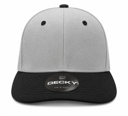 Decky 6 Panel Mid Profile Structured Acrylic/Polyester Cap #207