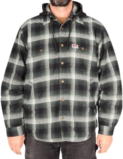 Ben Davis Flannel Jacket -  353 Black/White-New Items