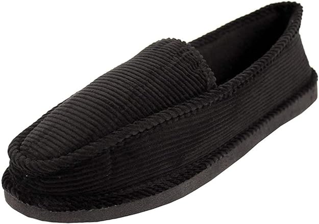 Bright Men's Comfort Casual Corduroy House Shoes Slippers - Basics Clothing Store