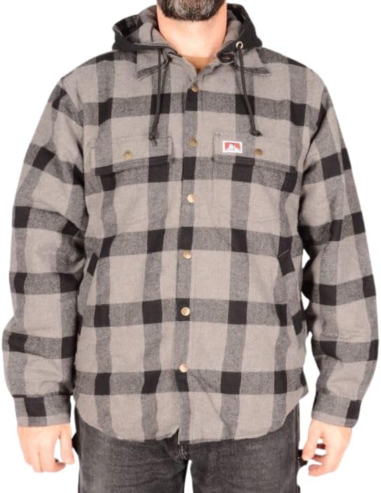 Ben Davis Flannel Jacket -  353 Black/White-New Items