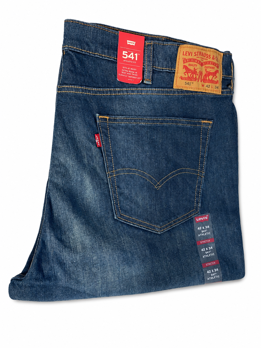 Levi's 541™ Athletic Fit Stretch Jeans – Dark Wash | 42x34 (18181-0017) (Discontinued)