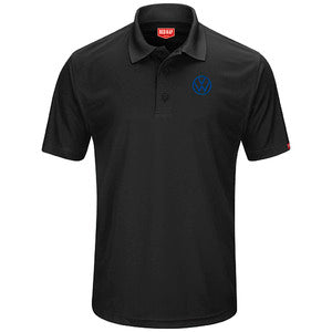 Volkswagen® Men's Short Sleeve Performance Knit® Pocketless Core Polo