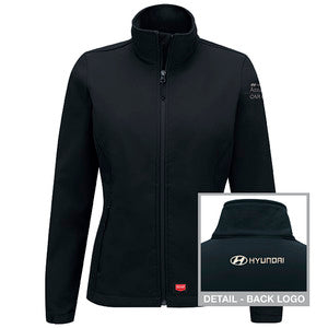 Hyundai Canada Women's Deluxe Soft Shell Jacket - Black  - 5504BK