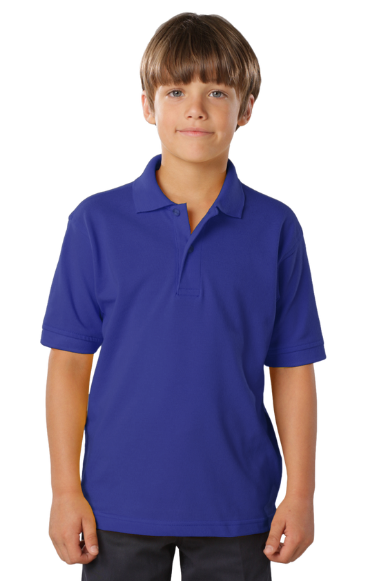 Blue Generation Youth Soft Touch Pique Polo