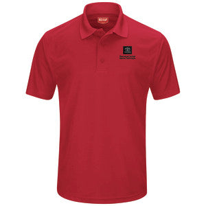 Toyota® Men's Short Sleeve Performance Knit® Pocketless Core Polo - Service Center Logo