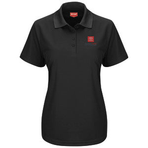 Toyota® Women's SS Performance Knit® Pocketless Core Polo - Service Center Logo - Black - 5517BK