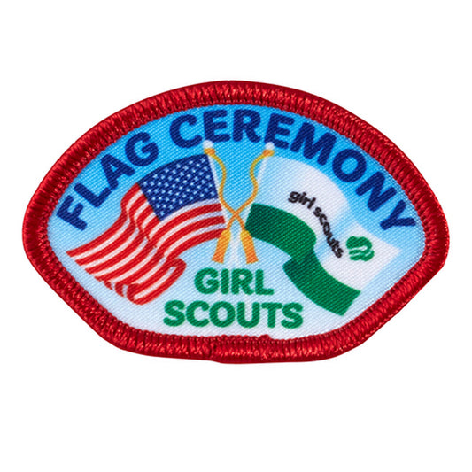 Girl Scouts Flag Ceremony Sew On Fun Patch