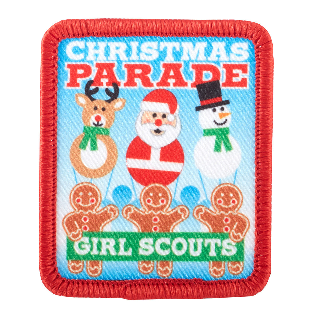 Girl Scouts Christmas Parade Sew On Fun Patch