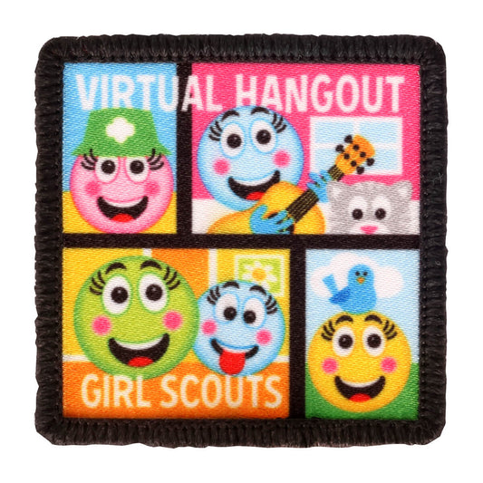 Girl Scouts Virtual Hangout Sew On Fun Patch