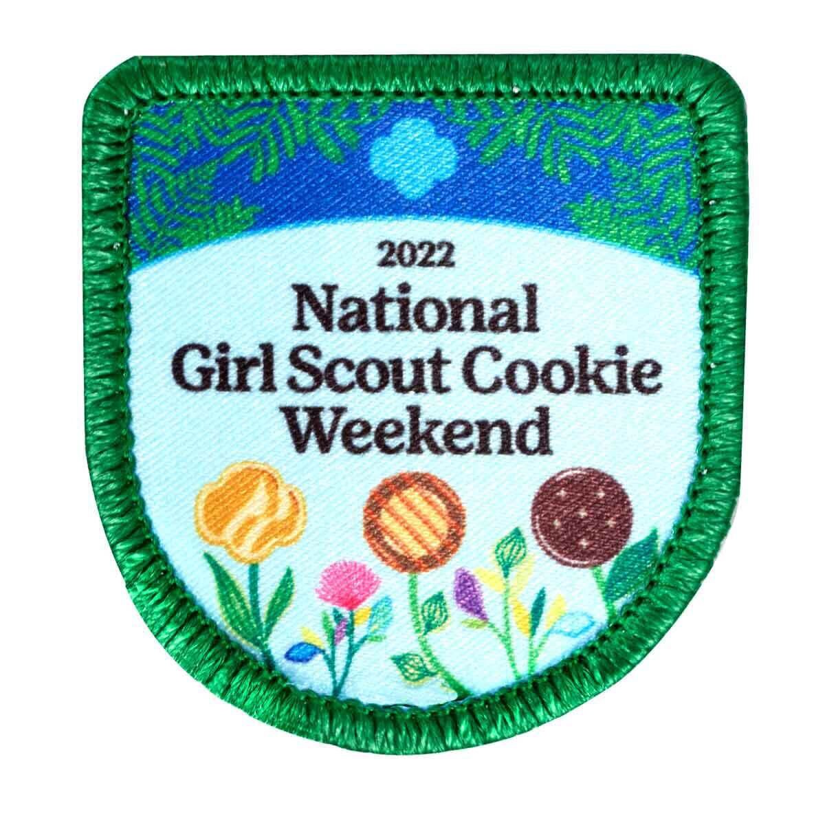 Girl Scouts 2022 National Girl Scout Cookie Weekend Sew-On Patch - 57226