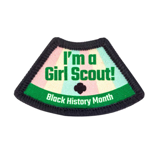 Girl Scouts Black History Month Sew On Fun Patch