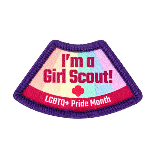 Girl Scouts LGBTQ+ Pride Month Sew On Fun Patch