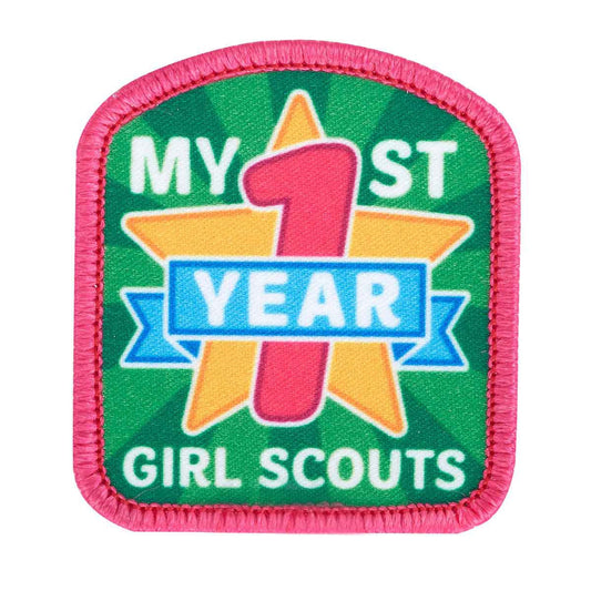 Girl Scout My First Year Star Sew On Fun Patch