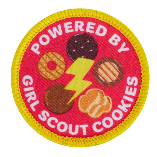 Girl Scouts Powered By Girl Scout Cookies Sew On Fun Patch