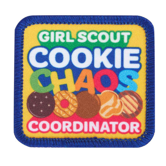 Girl Scout Cookie Chaos Coordinator Sew On Fun Patch