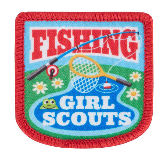 Girl Scouts Fishing Sew On Fun Patch