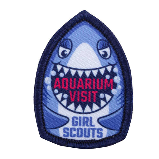 Girl Scouts Aquarium Visit Shark Sew On Fun Patch