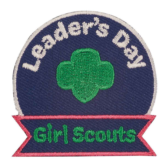 Girl Scouts Leader's Day Trefoil Sew On Fun Patch