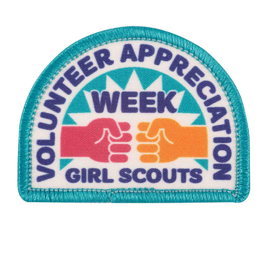 Girl Scouts Volunteer Appreciation Week Hands Sew On Fun Patch