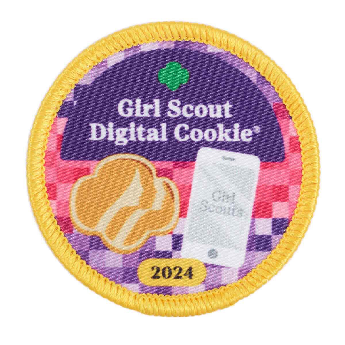 Girl Scouts 2024 Girl Scout Digital Cookie Sew-On Patch - 57297