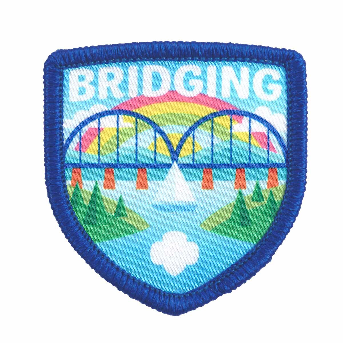 Girl Scouts Bridging Heart Sew-On Patch - 57301