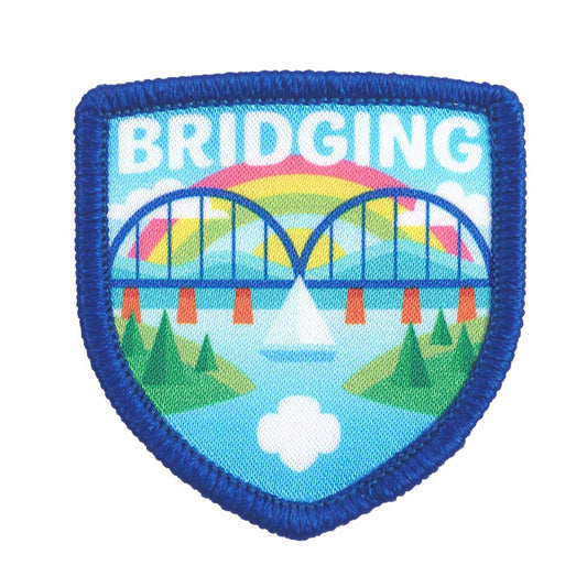 Girl Scouts Bridging Heart Sew-On Patch - 57301