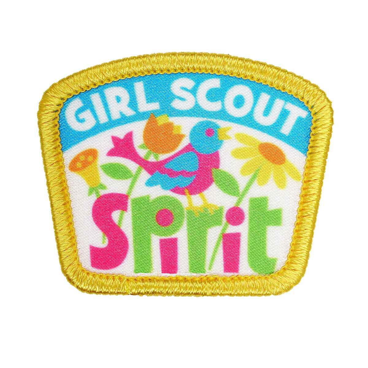 Girl Scout Spirit Bird Sew-On Patch