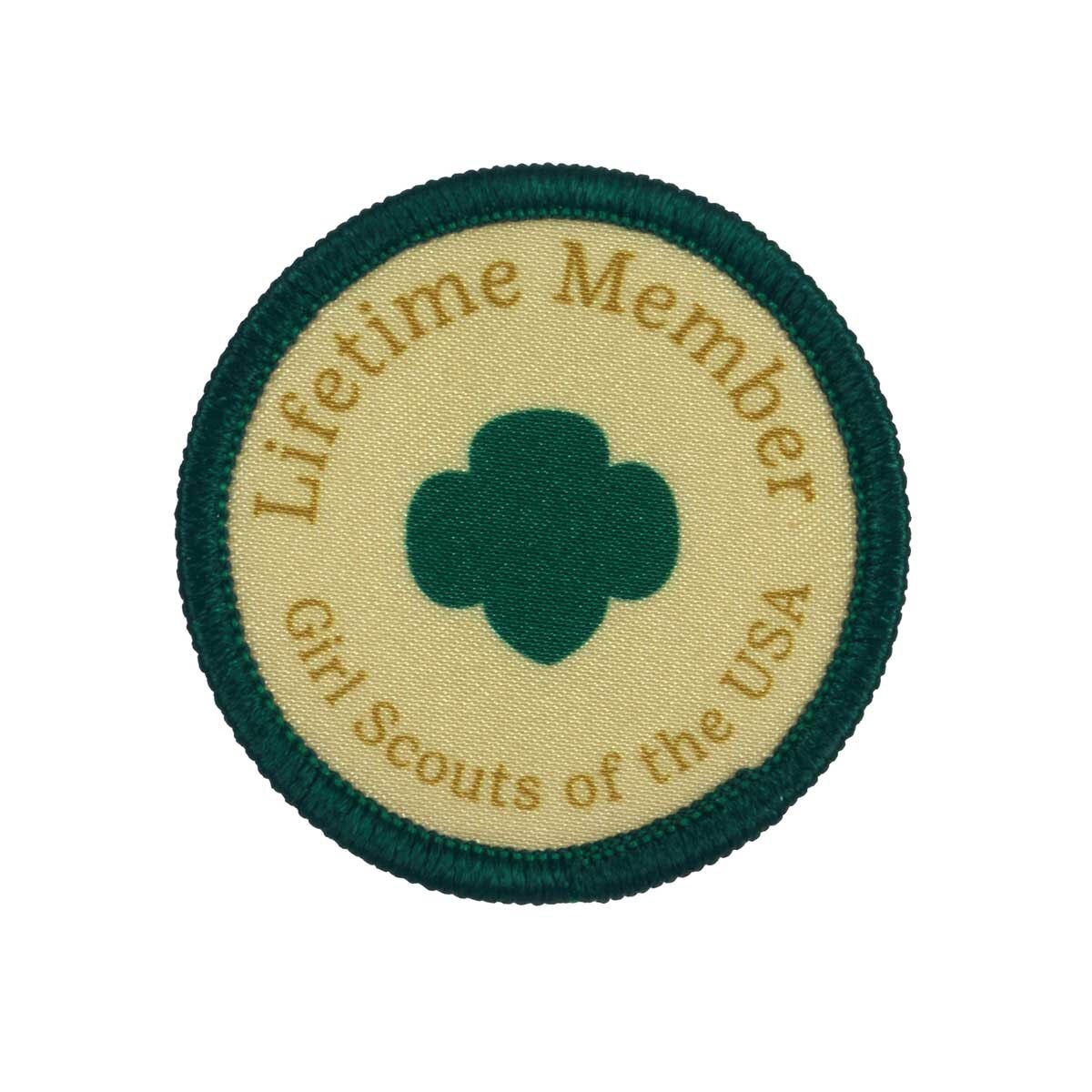 Girl Scouts Lifetime Member Sew-On Patch - 57367