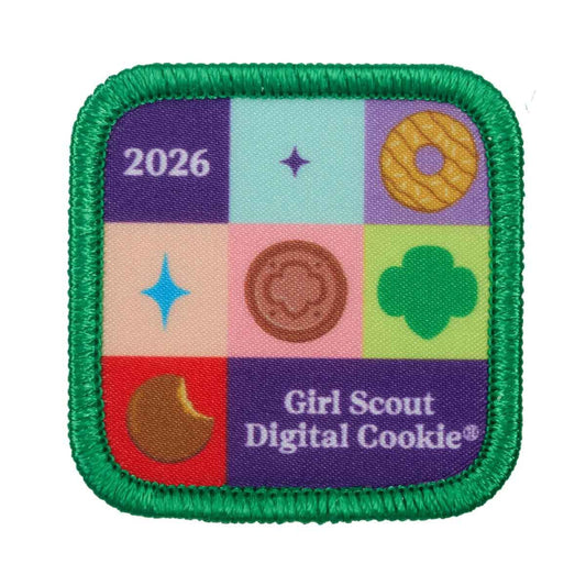 Girl Scouts 2026 Girl Scout Digital Cookie Sew-On Patch - 57370