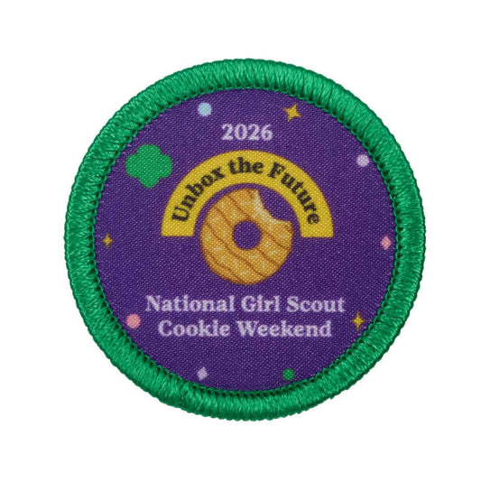 Girl Scouts2026 National Girl Scout Cookie Weekend Sew-On Patch - 57371
