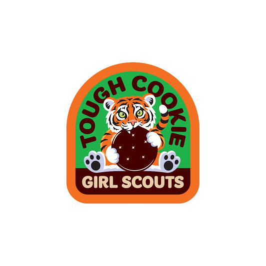 Girl Scouts Tough Cookie Tiger Sew-On Patch