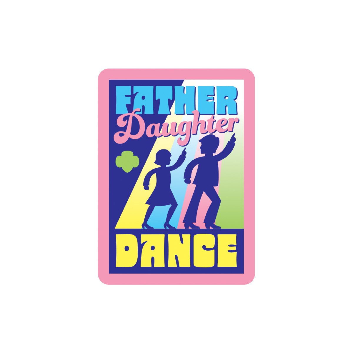 Father Daughter Dance Sew-On Patch - Basics Clothing Store