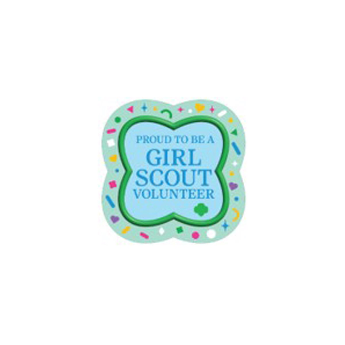 Girl Scouts Proud Volunteer Super Fun Patch - Set of 12 - 57456