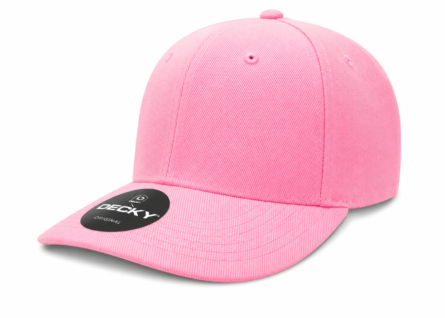 Decky 6 Panel Mid Profile Structured Acrylic/Polyester Cap #207