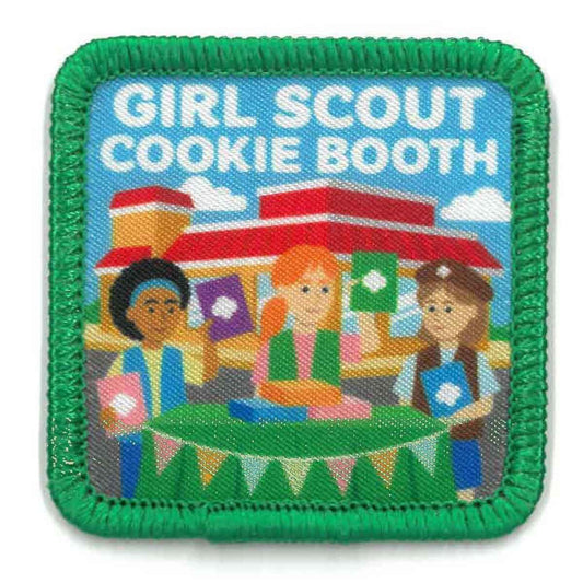 Girl Scouts Fast Food Cookie Booth Sew-On Patch - 57490