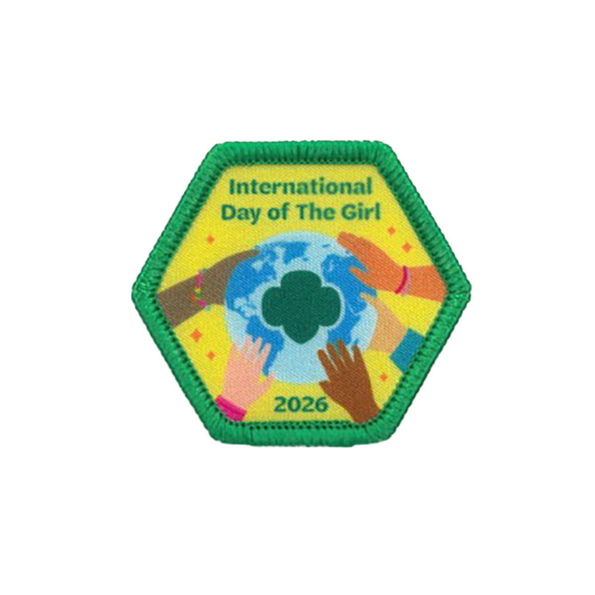 Girl Scouts International Day of the Girl 2026 Sew-On Patch - 57495