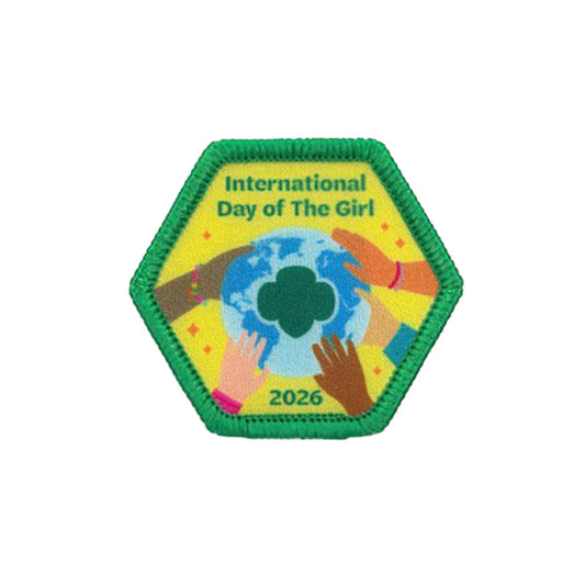 Girl Scouts International Day of the Girl 2026 Sew-On Patch - 57495