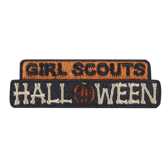 Girl Scouts Halloween Bones Iron On Fun Patch