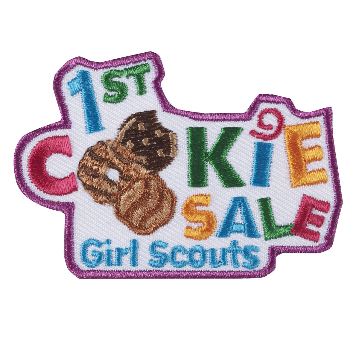 Girl Scouts 1st Cookie Sale Iron On Fun Patch