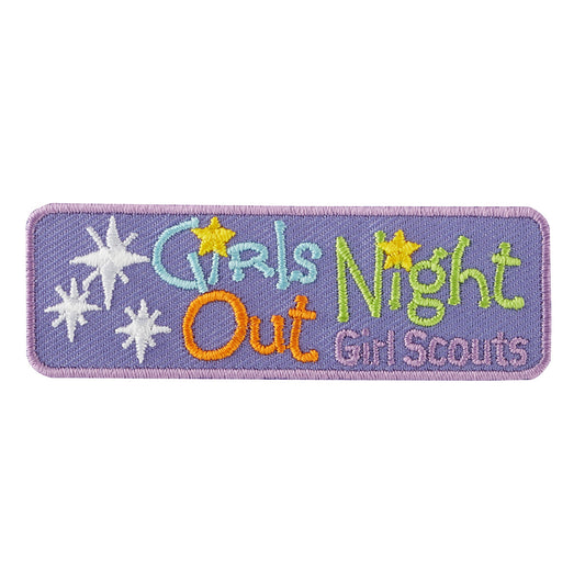 Girl Scouts Girls Night Out Iron On Fun Patch