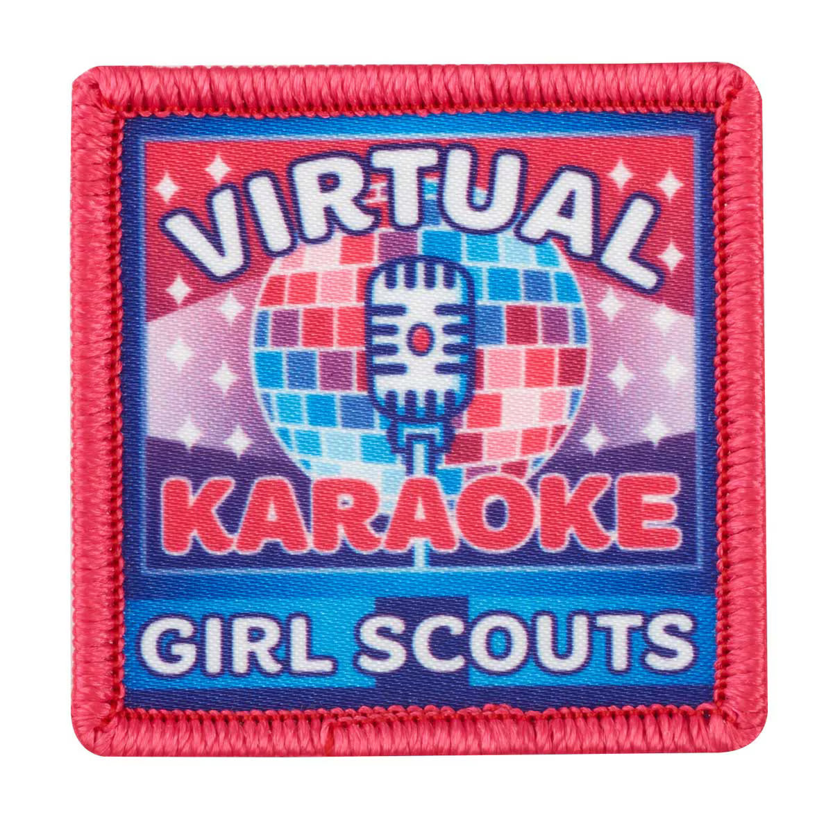 Girl Scouts Virtual Karaoke Sew-On Patch - 58758