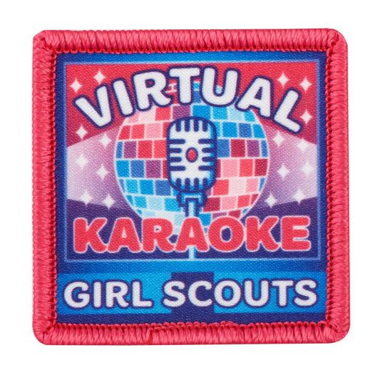 Girl Scouts Virtual Karaoke Sew-On Patch - 58758
