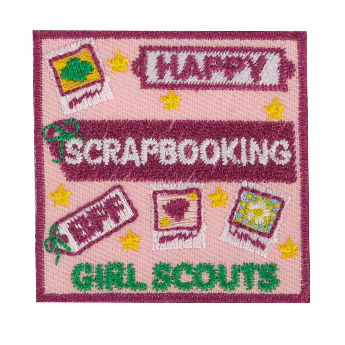 Girl Scouts Scrapbooking Fun Iron On Fun Patch