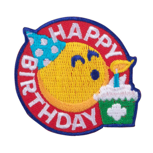 Girl Scouts Birthday Wish Iron On Fun Patch