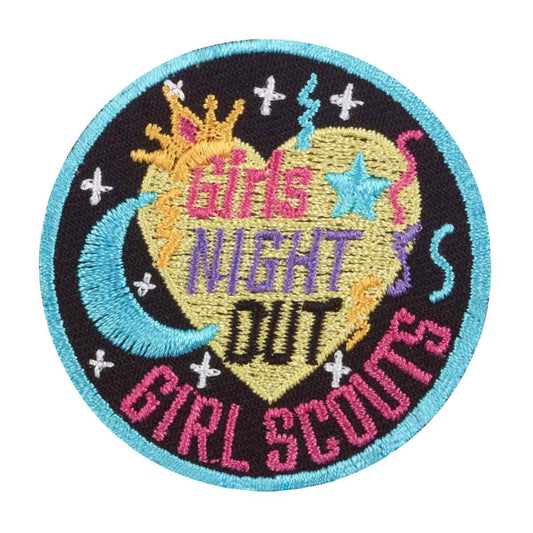 Girl Scouts Girls Night Out Iron On Fun Patch