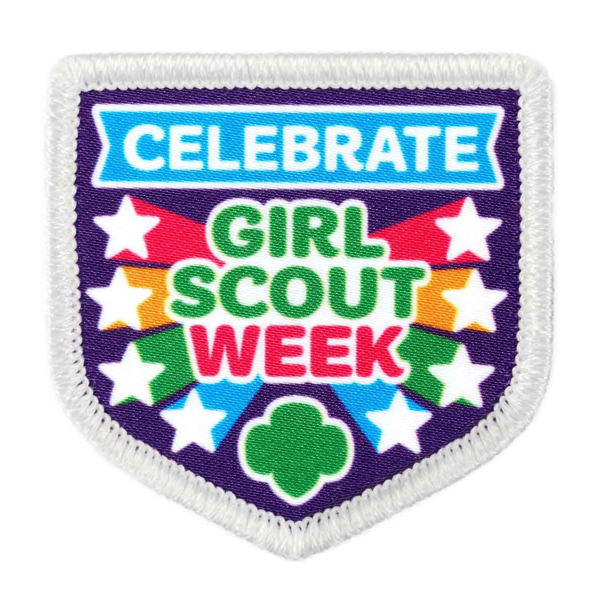 Celebrate Girl Scout Week Iron-On Patch