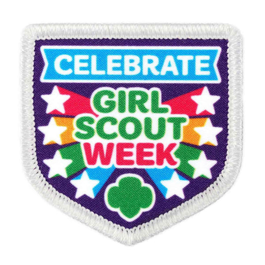 Celebrate Girl Scout Week Iron-On Patch