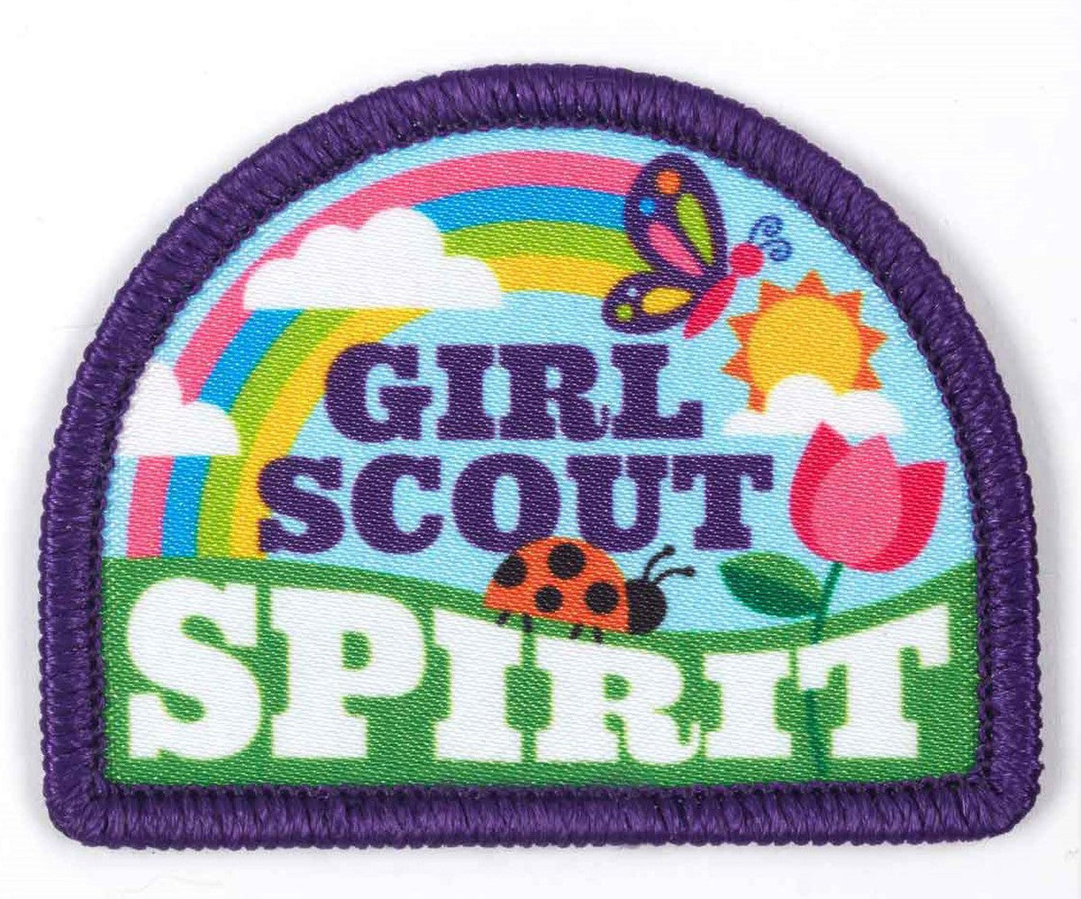 Girl Scout Spirit Ladybug Iron-On Patch