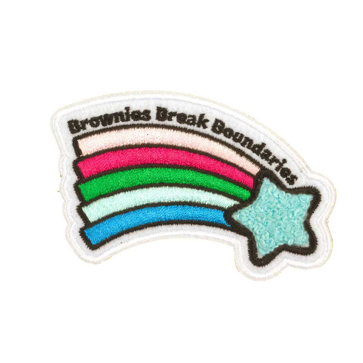 Girl Scouts Girl Scouts x Supermix Studio Brownies Break Boundaries Iron-On Super Fun Patch - 58936