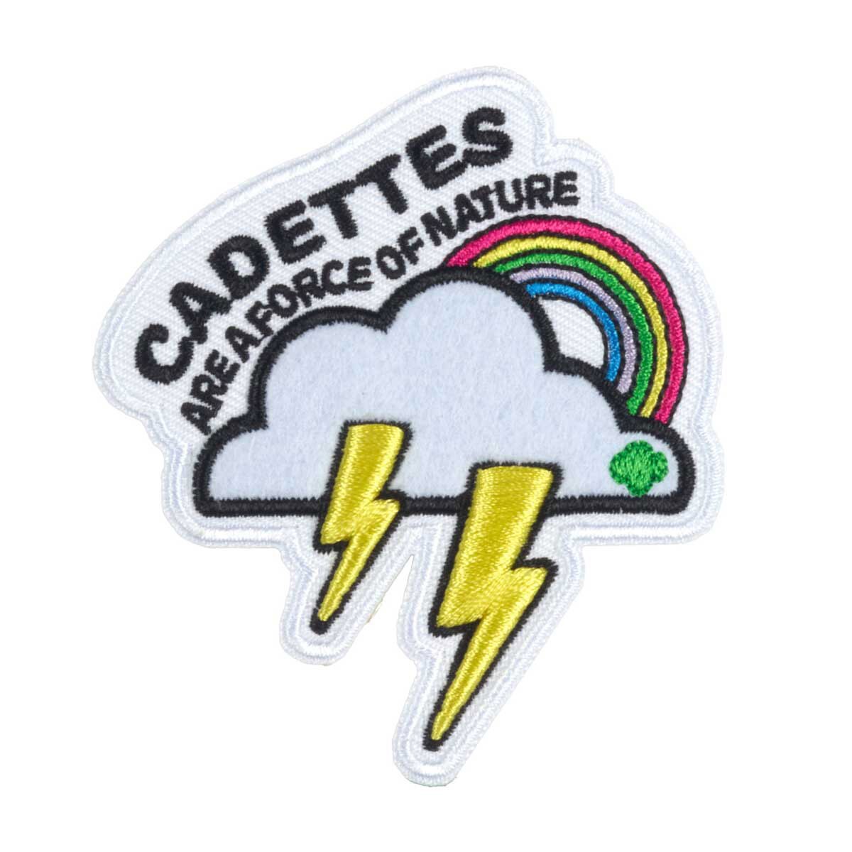 Girl Scouts Girl Scouts x Supermix Studio Cadettes Are A Force of Nature Iron-On Super Fun Patch - 58938